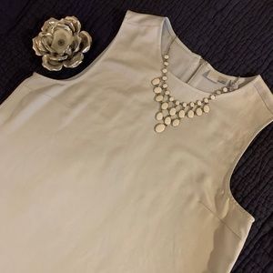 14th and Union Sleeveless Top Tank Shirt Pale Blue